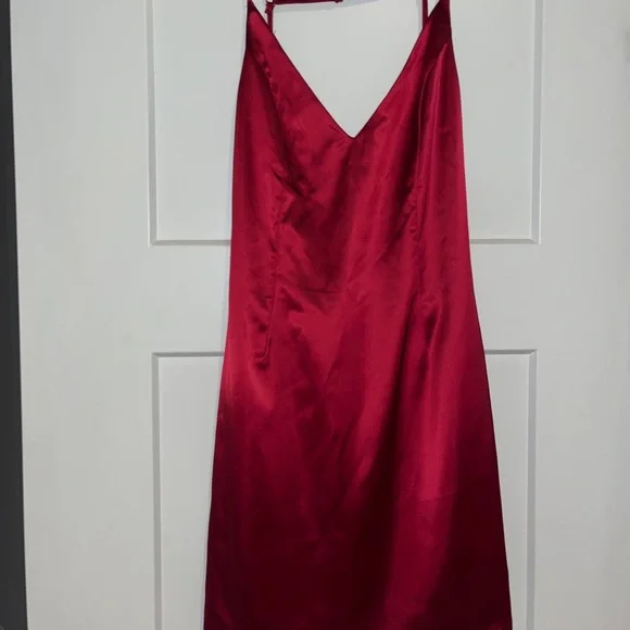 SOLD Red superdown mini dress - Picture 3 of 6